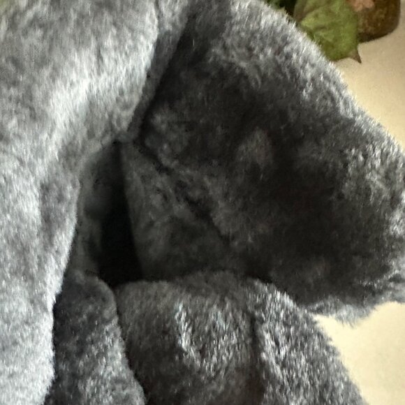 Sport Sportsfashion Mens Winter Boots Size 8 Black & Gray Faux Fur Lining Non-Sl - Picture 6 of 6